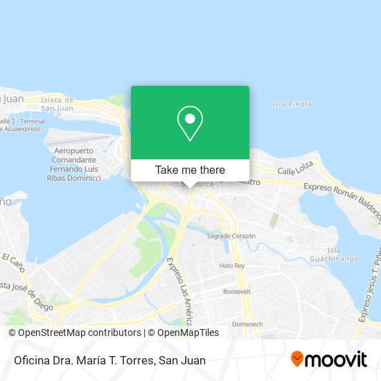 Oficina Dra. María T. Torres map