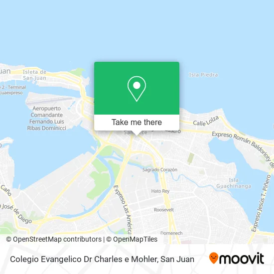 Mapa de Colegio Evangelico Dr Charles e Mohler