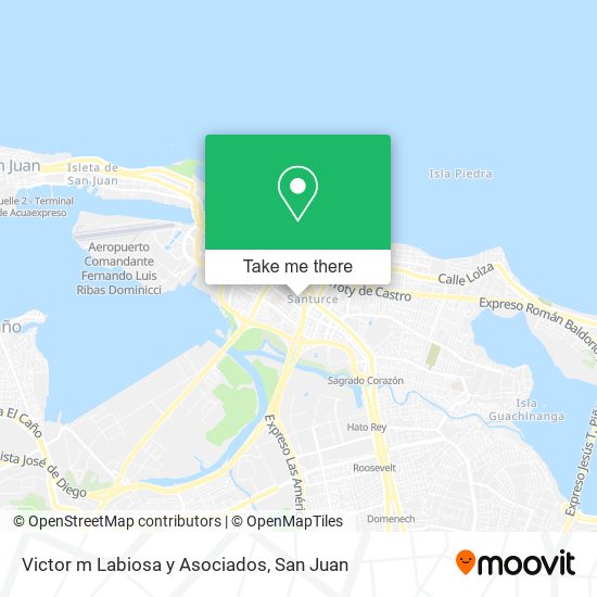 Victor m Labiosa y Asociados map