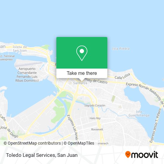 Toledo Legal Services map