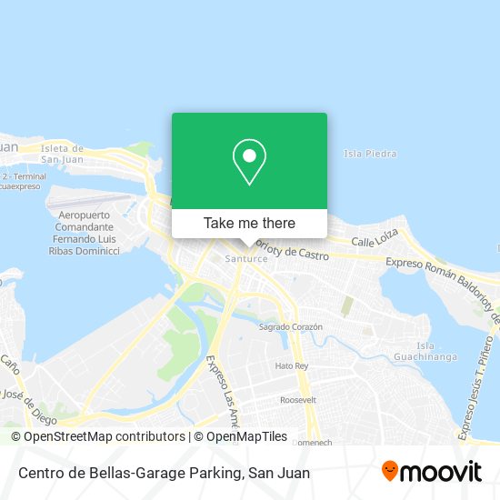 Centro de Bellas-Garage Parking map