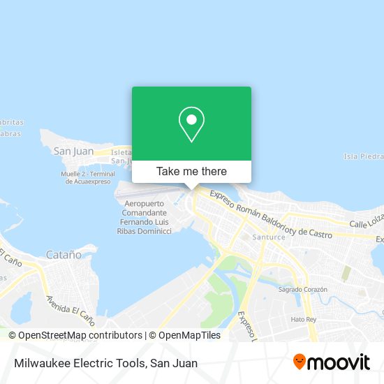 Milwaukee Electric Tools map