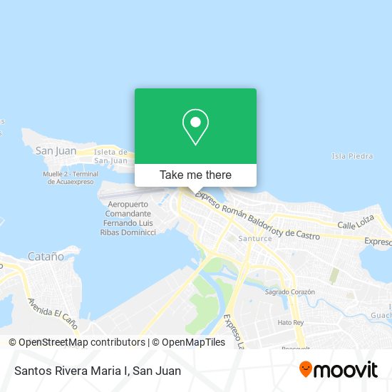 Santos Rivera Maria I map