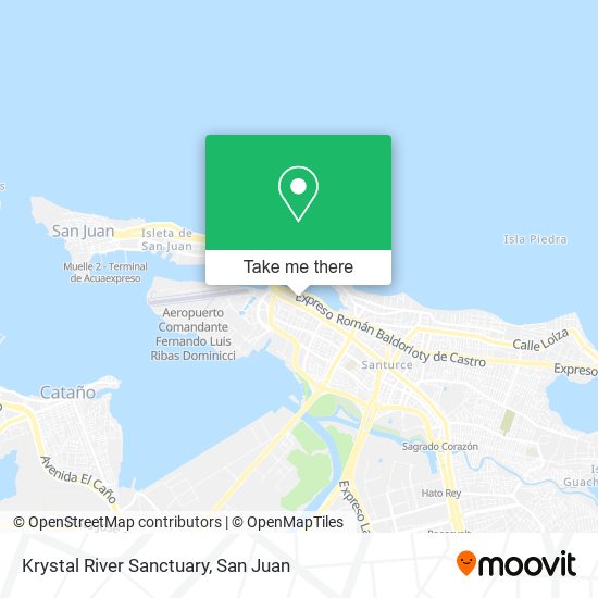 Krystal River Sanctuary map