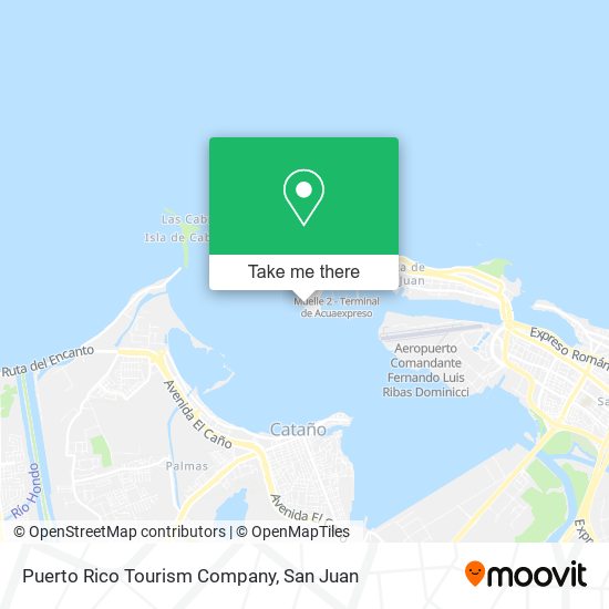 Puerto Rico Tourism Company map