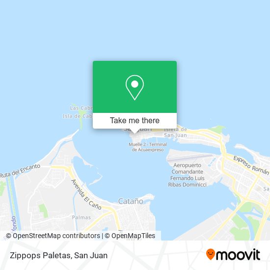 Zippops Paletas map