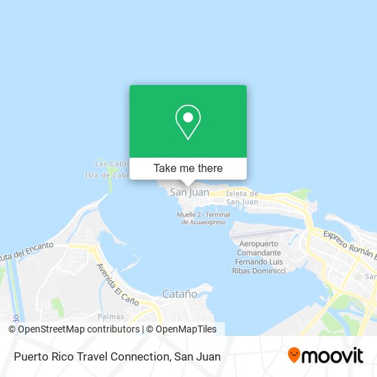 Puerto Rico Travel Connection map