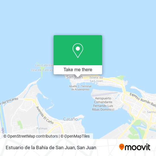 Estuario de la Bahía de San Juan map