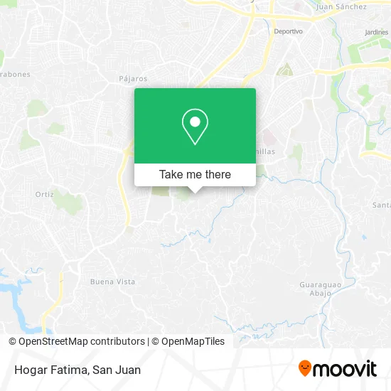 Hogar Fatima map