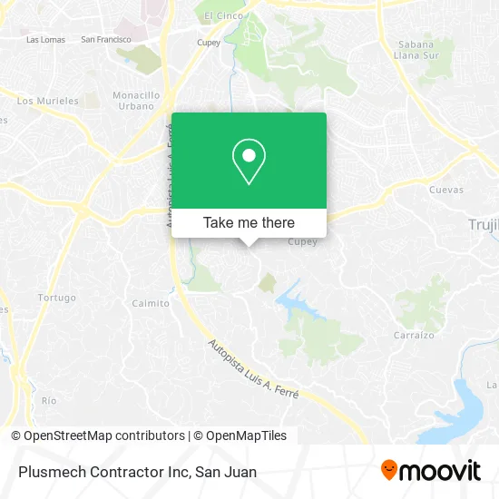 Mapa de Plusmech Contractor Inc