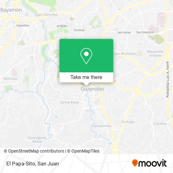 Mapa de El Papa-Sito