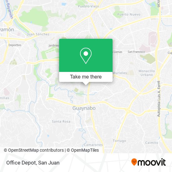 Office Depot map