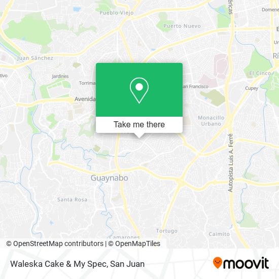 Waleska Cake & My Spec map