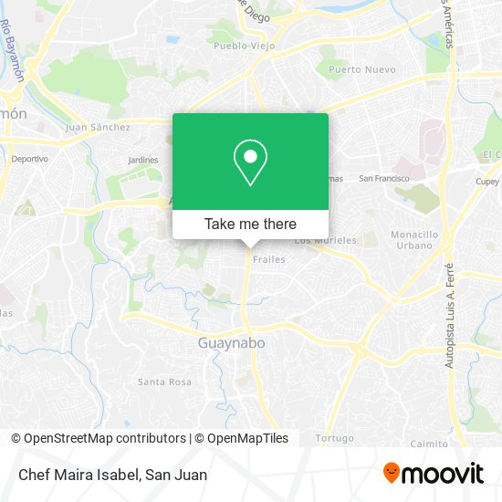 Mapa de Chef Maira Isabel