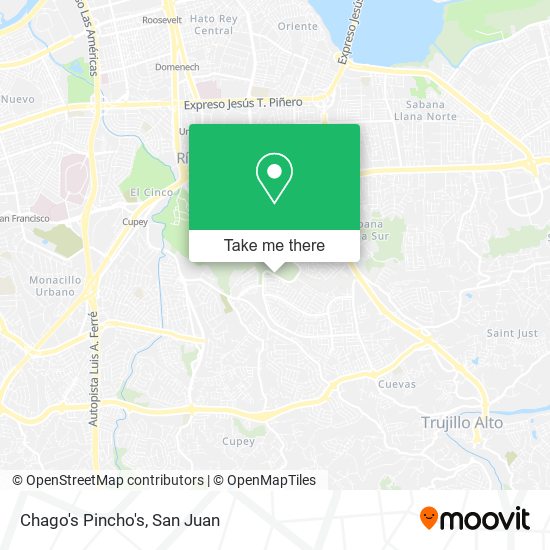 Chago's Pincho's map