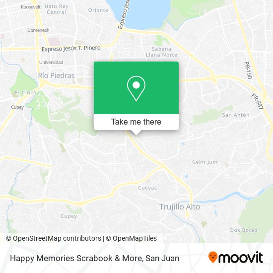 Mapa de Happy Memories Scrabook & More