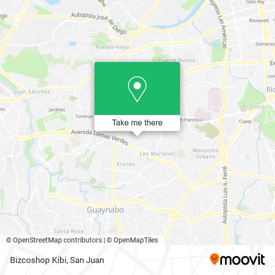 Bizcoshop Kibi map