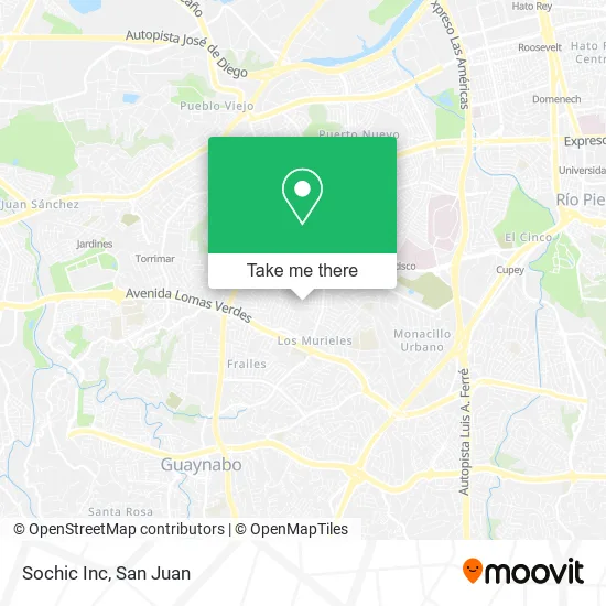 Mapa de Sochic Inc