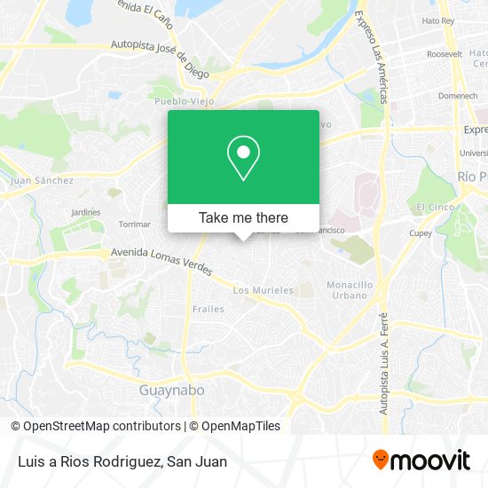 Luis a Rios Rodriguez map