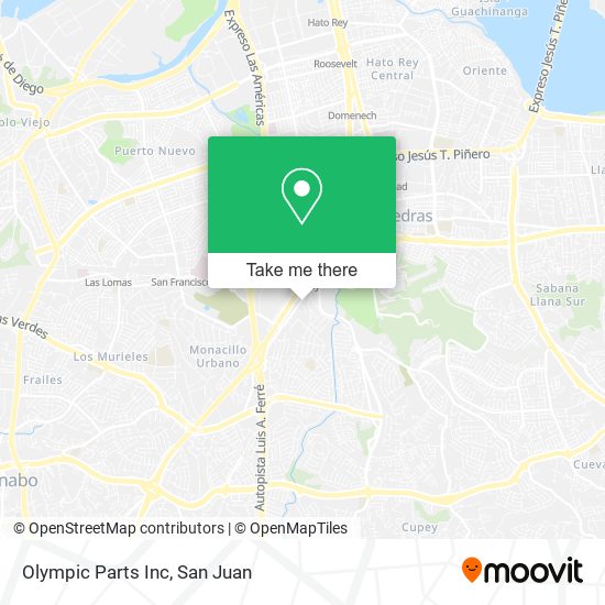 Mapa de Olympic Parts Inc