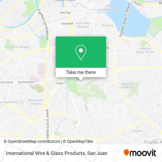 International Wire & Glass Products map