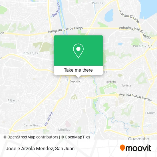 Jose e Arzola Mendez map