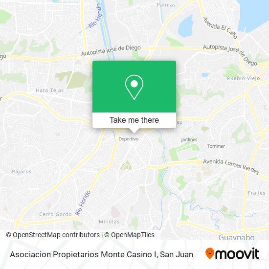 Asociacion Propietarios Monte Casino I map
