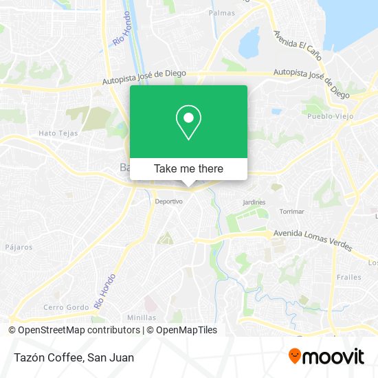 Tazón Coffee map