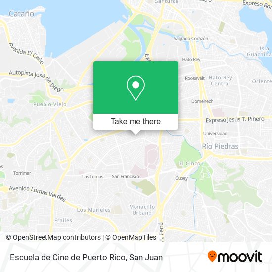 Escuela de Cine de Puerto Rico map