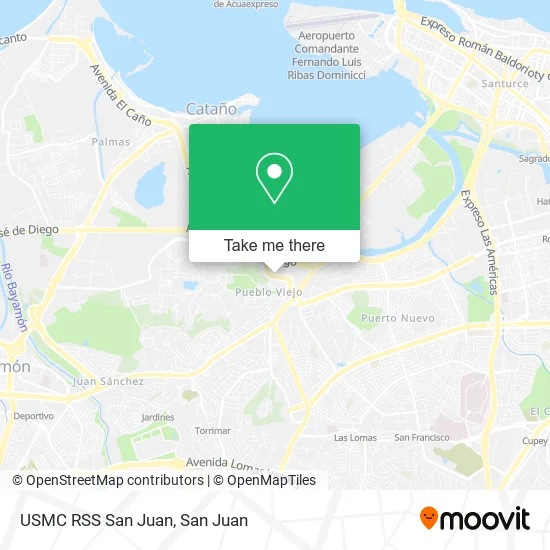 Mapa de USMC RSS San Juan