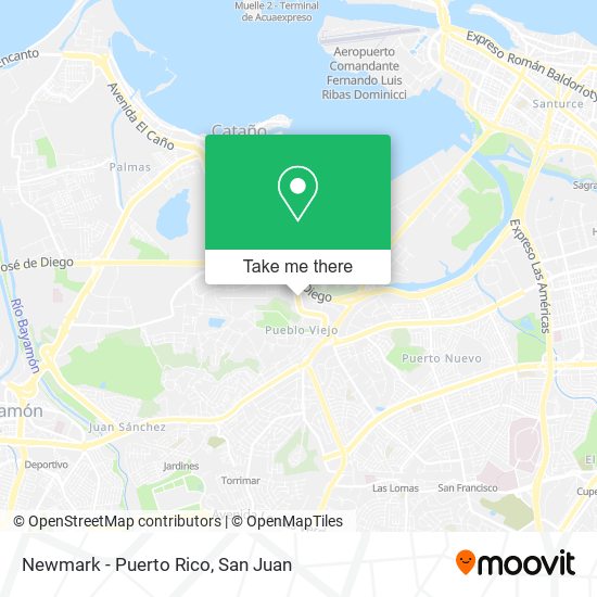 Mapa de Newmark - Puerto Rico