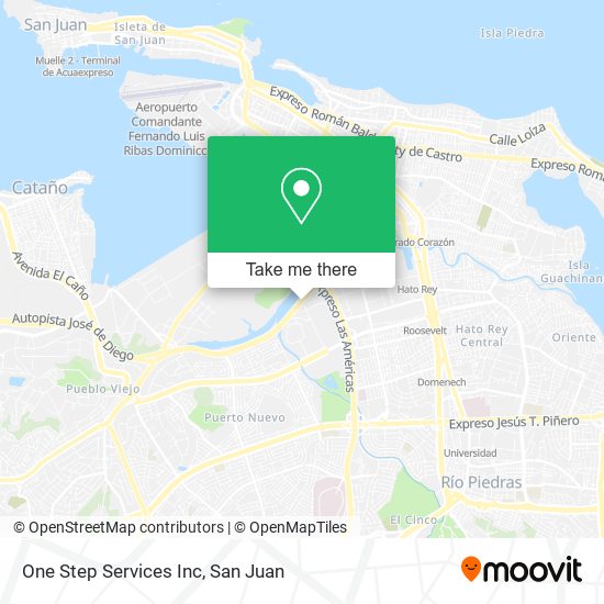 One Step Services Inc map