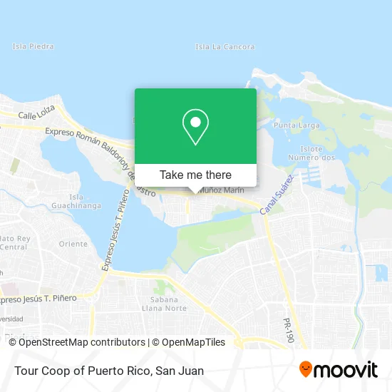 Tour Coop of Puerto Rico map