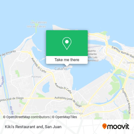 Mapa de Kiki's Restaurant and