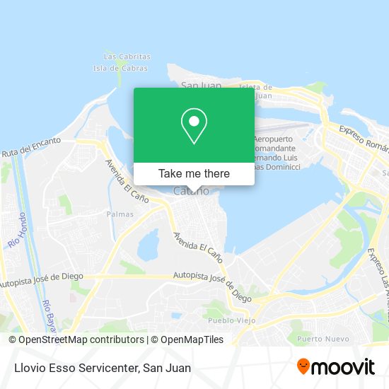 Llovio Esso Servicenter map