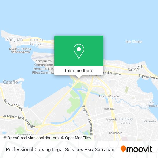 Professional Closing Legal Services Psc map