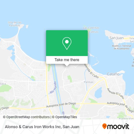 Alonso & Carus Iron Works Inc map
