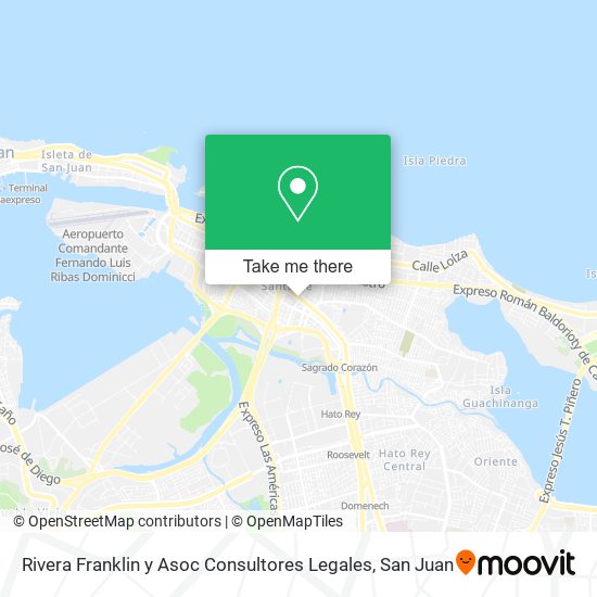 Rivera Franklin y Asoc Consultores Legales map