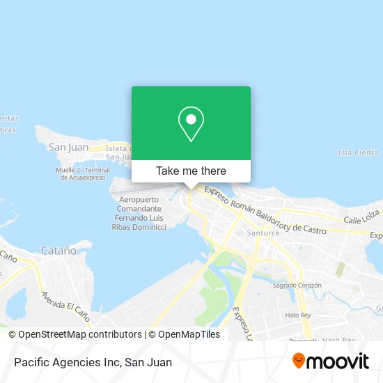 Pacific Agencies Inc map