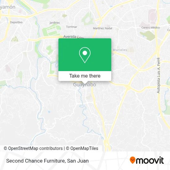 Second Chance Furniture map