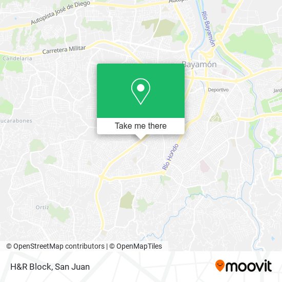 Mapa de H&R Block