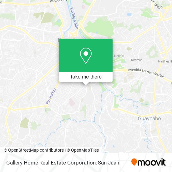 Gallery Home Real Estate Corporation map