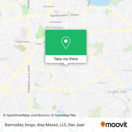 Bermúdez, longo, díaz-Massó, LLC map