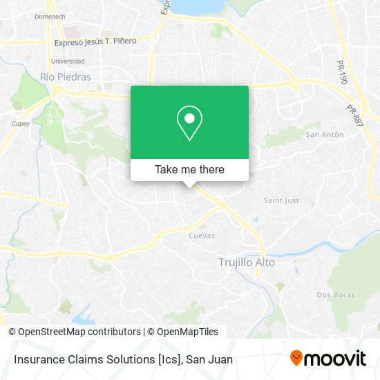 Insurance Claims Solutions [Ics] map