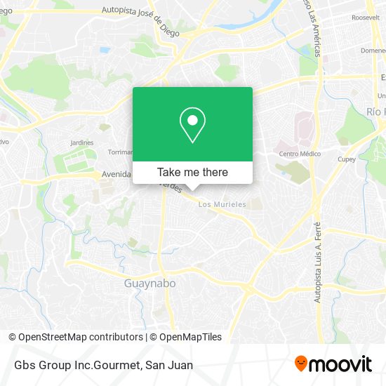 Mapa de Gbs Group Inc.Gourmet