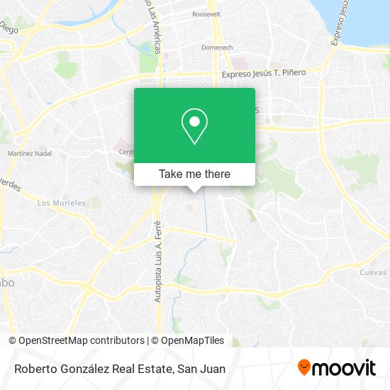 Roberto González Real Estate map