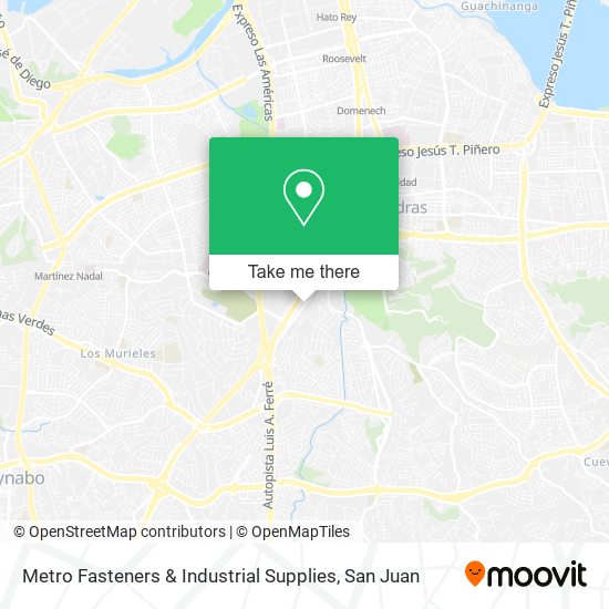 Metro Fasteners & Industrial Supplies map