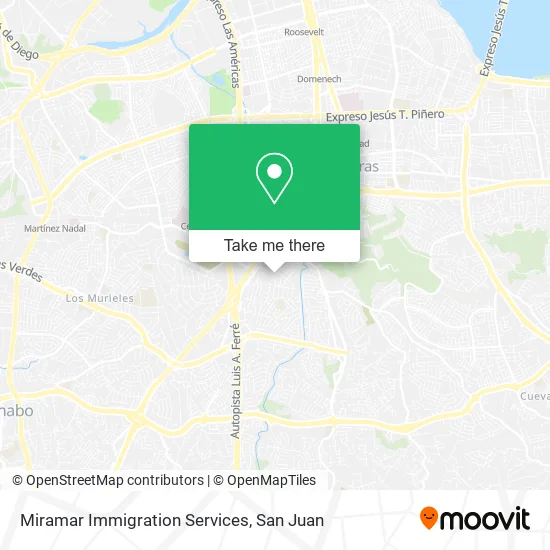 Miramar Immigration Services map