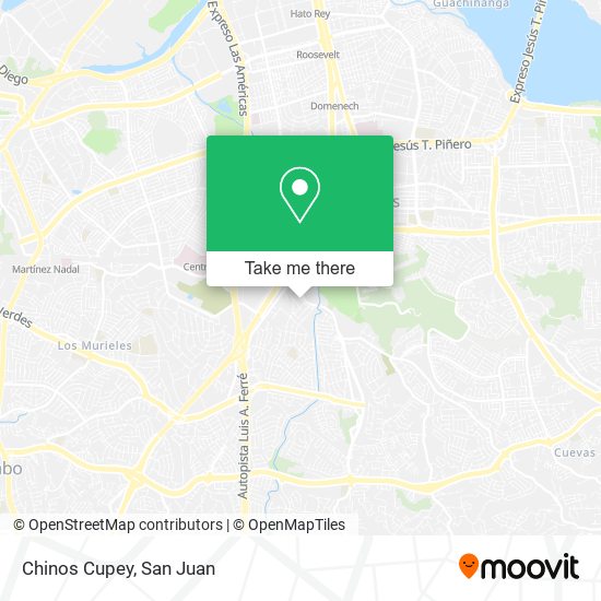 Chinos Cupey map