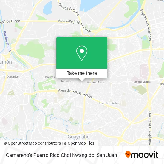 Camareno's Puerto Rico Choi Kwang do map